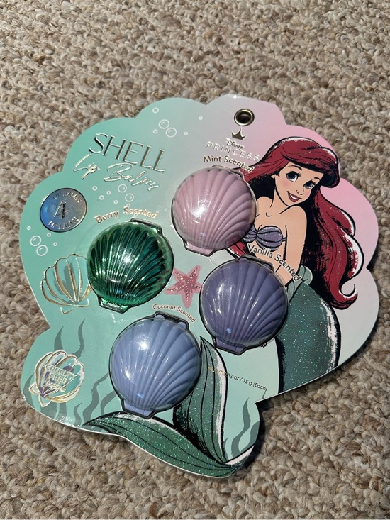 Disney Other - Disney Ariel Shell Lip Balm Set